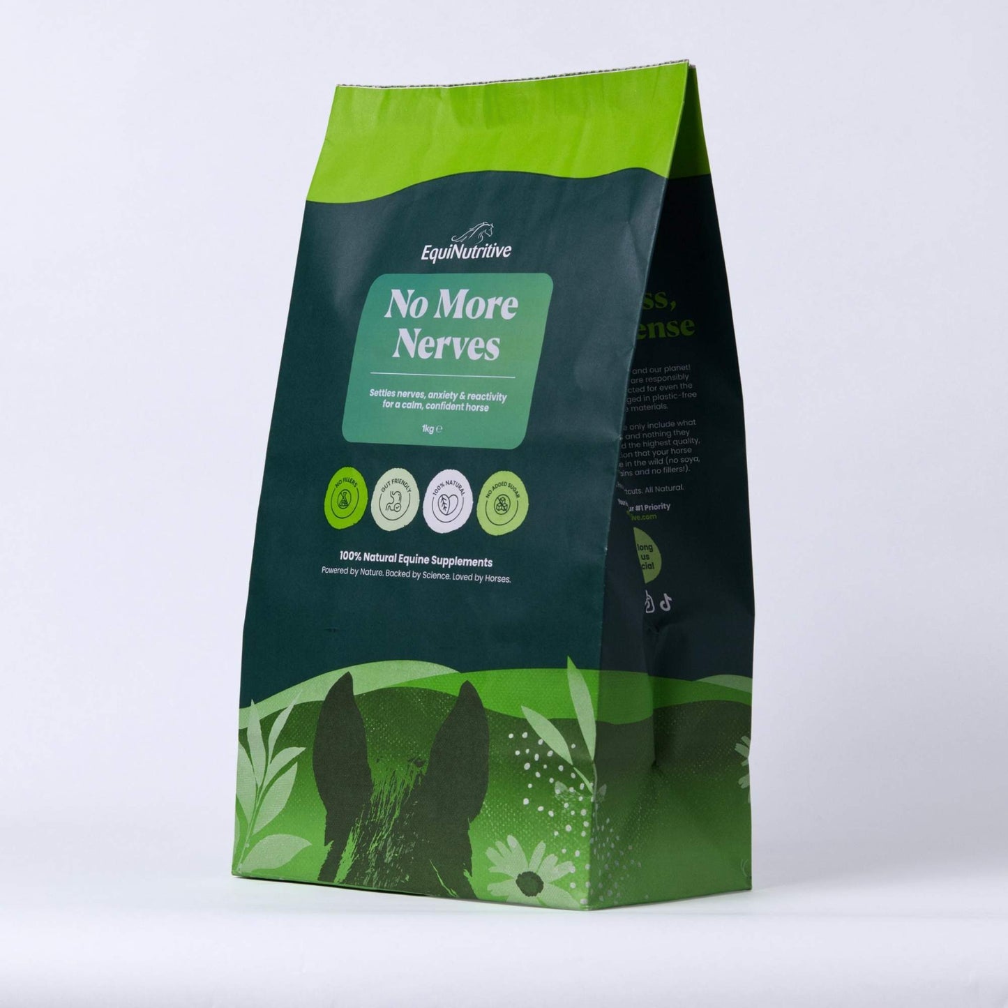 No More Nerves natural horse calmer tub